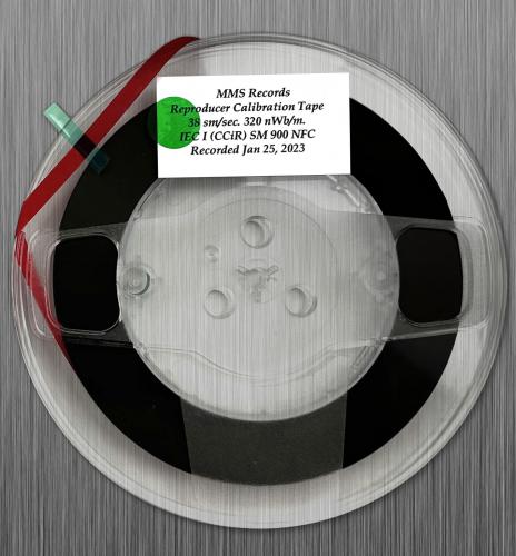 Миниратюра продукта Калибровочная 6.25мм лента MMS Records стандартов IEC I ( CCIR ) 